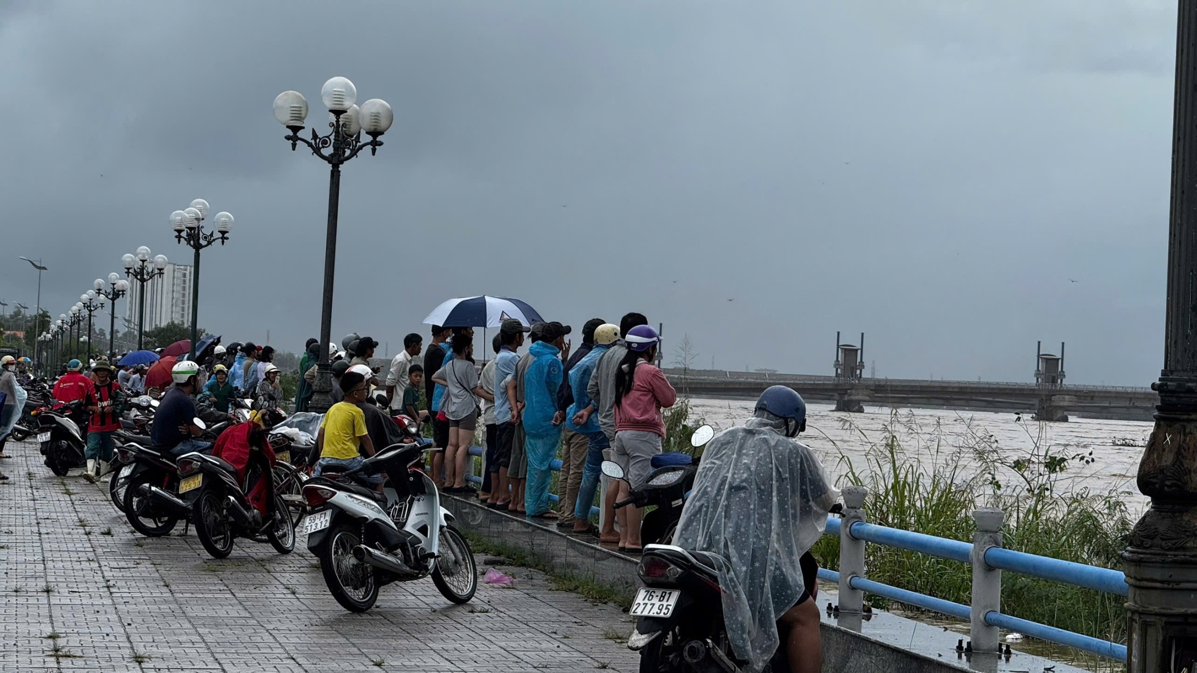 救援被困在茶曲河凶险洪水中的牧牛男子